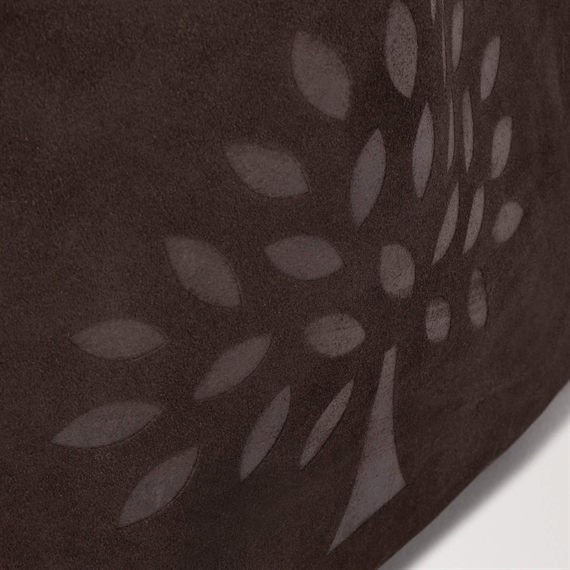 Mulberry Suede Tree Tote Chocolate Suede